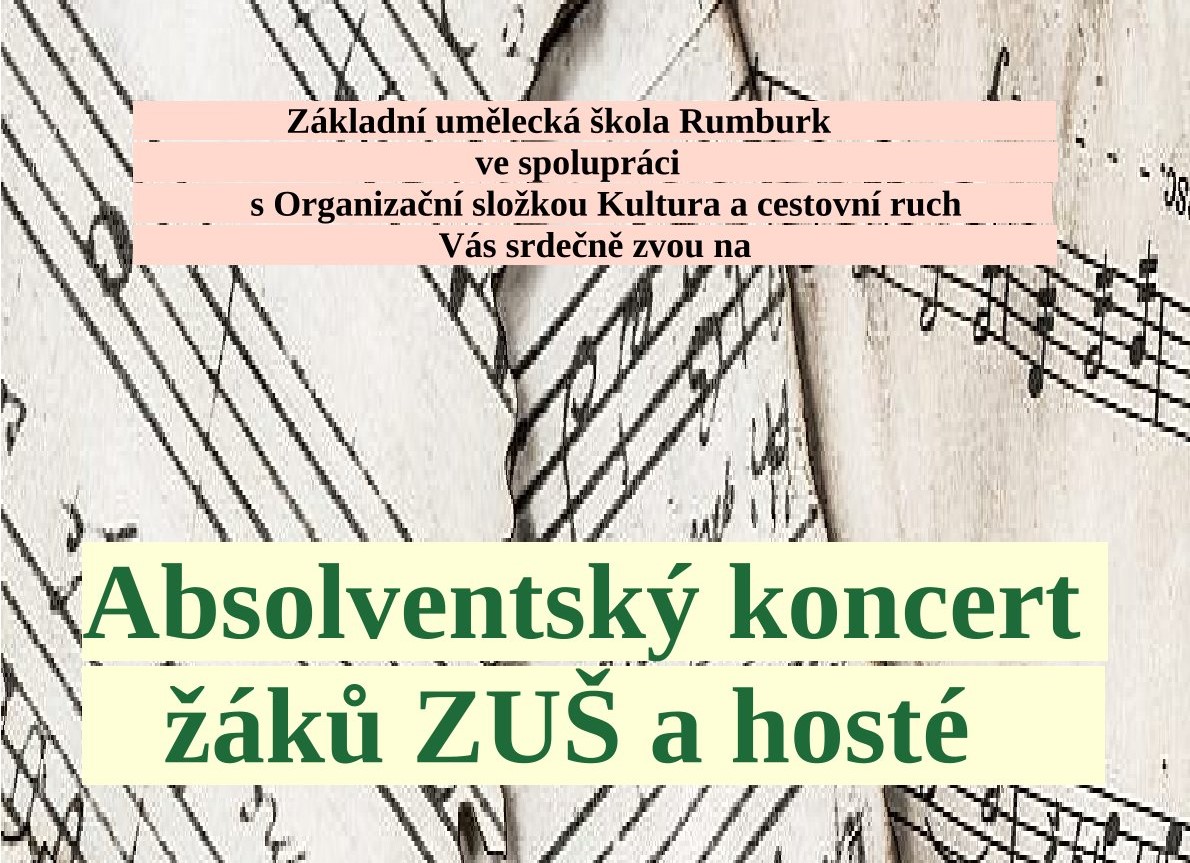 Absolventský koncert ve Šluknovském zámku