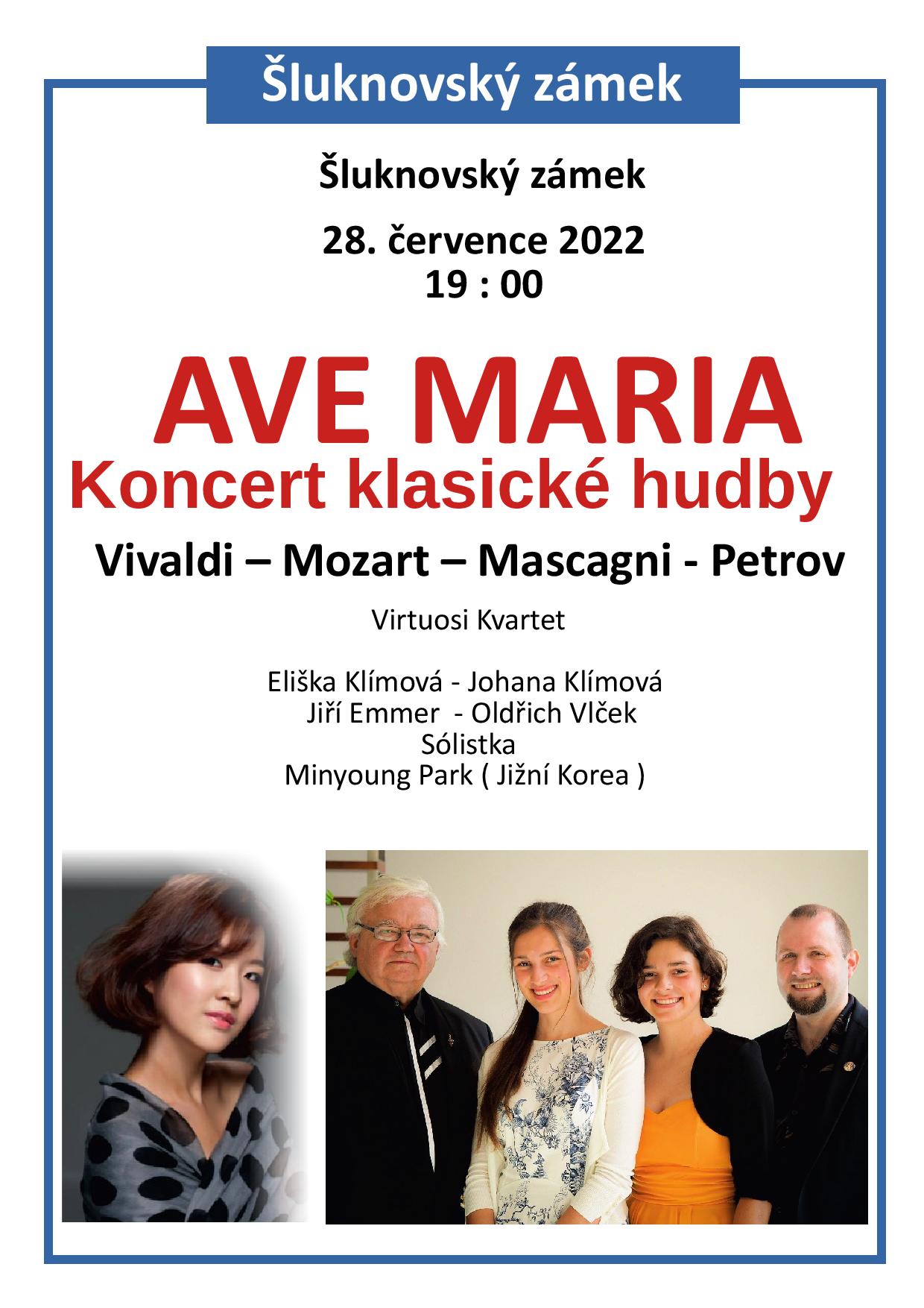 Koncert klasické hudby AVE MARIA