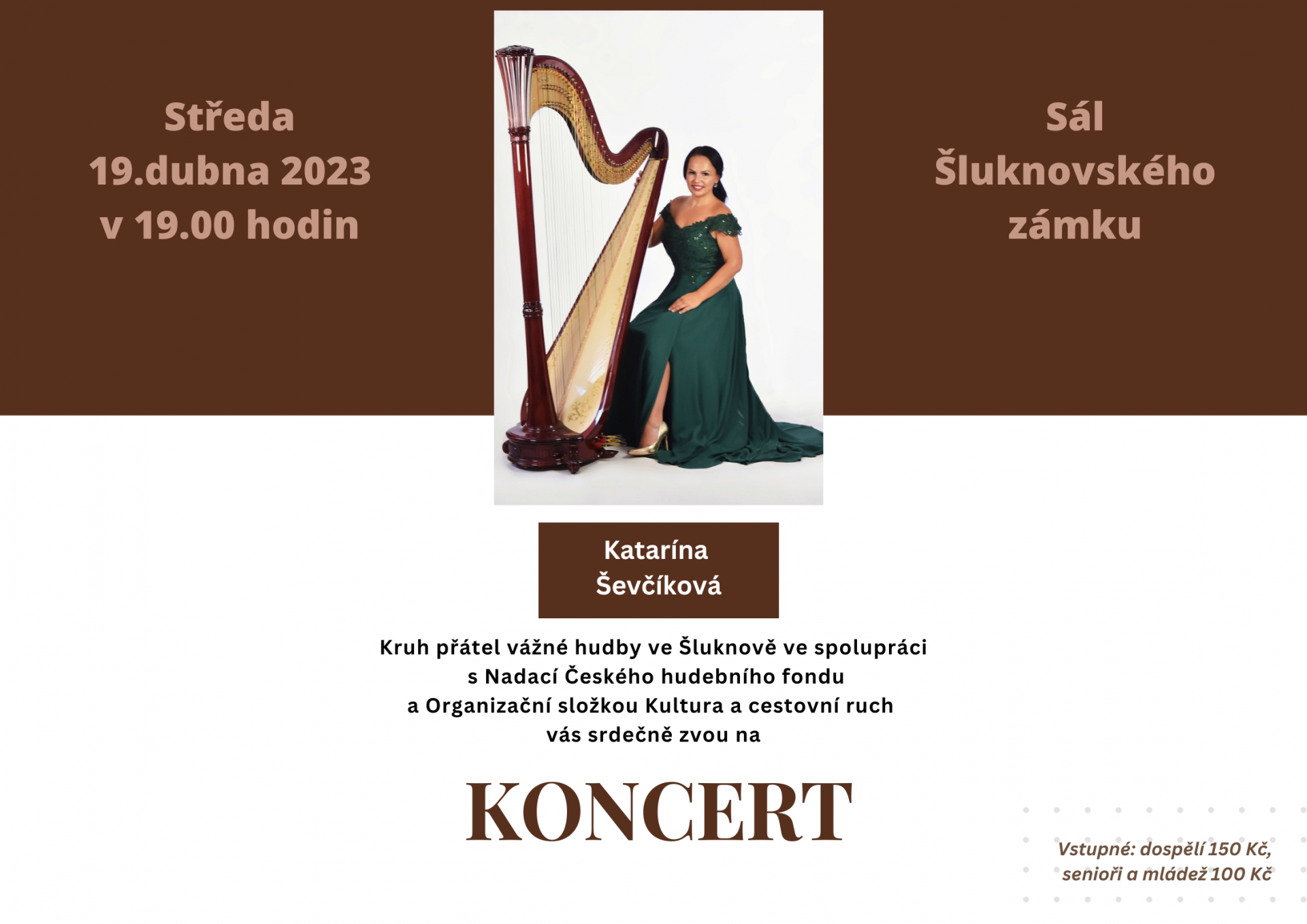 Koncert vážné hudby ve Šluknovském zámku
