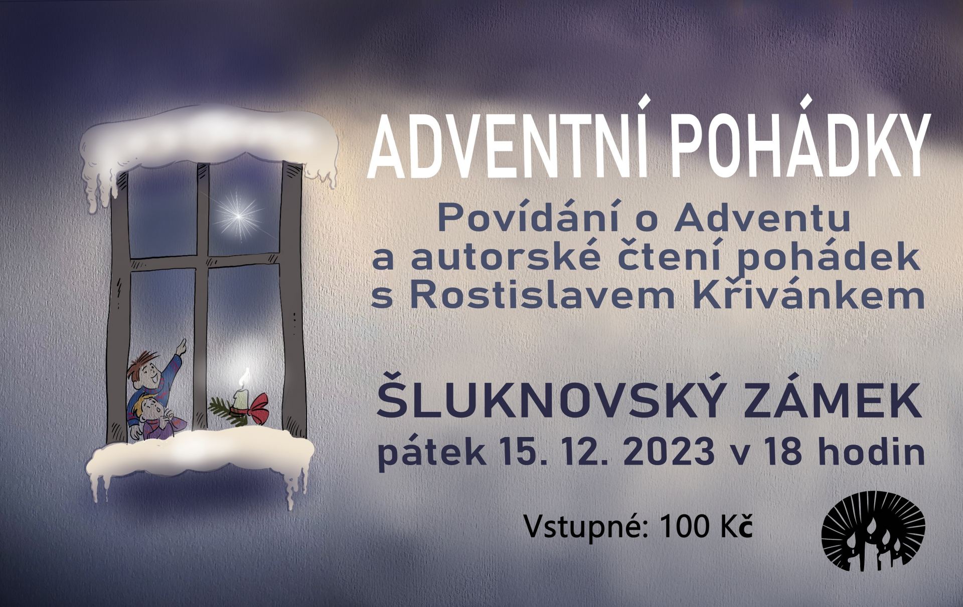 Adventní čtení s Rostislavem Křivánkem ve Šluknovském zámku